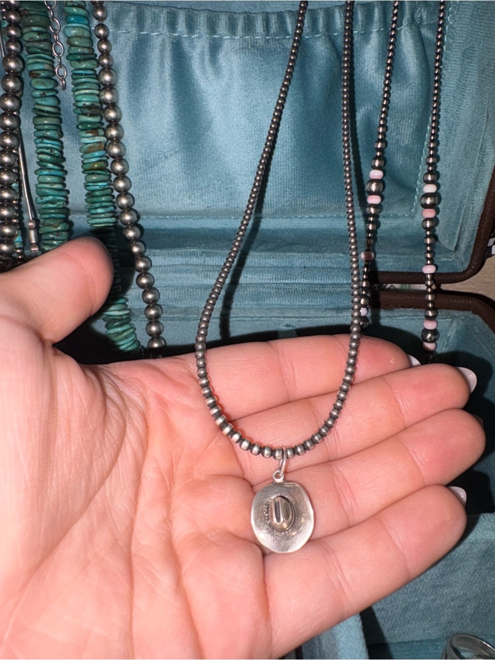 Cowboy hat pendant